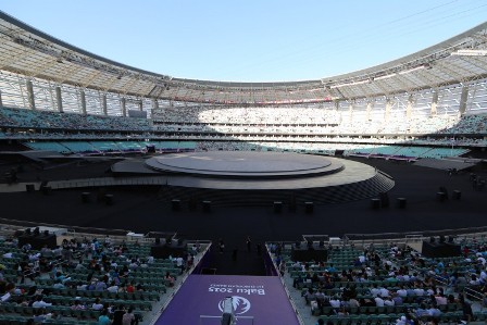 Olimpiya Stadionu açılışa hazırdır - FOTOLAR